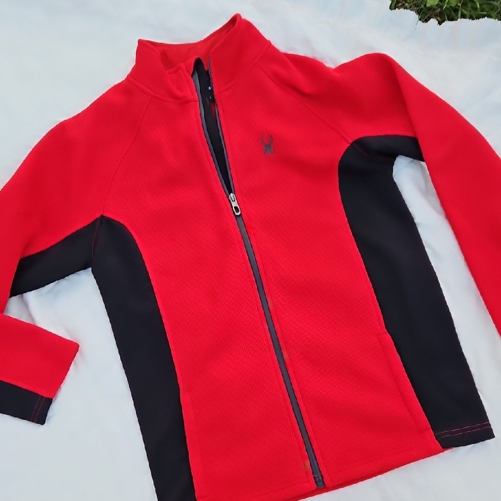 Nwot Boys XL 18/20 Spyder Fleece Lined Zip-Up